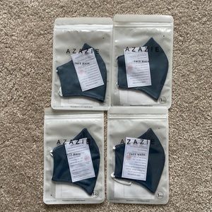 Azazie Non-Medical Matte Satin Reusable Face Mask- Pack of 4